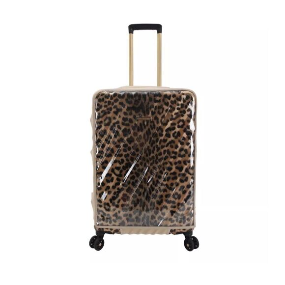 Marcy McKenna 18"-22" Clear Design PVC Material Nylon Sides Luggage Cover NWT - Picture 3 of 9